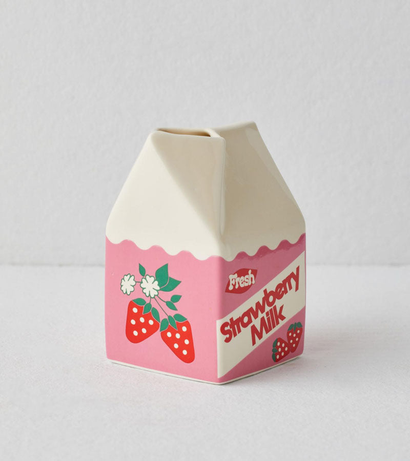 Vaso latte fragola