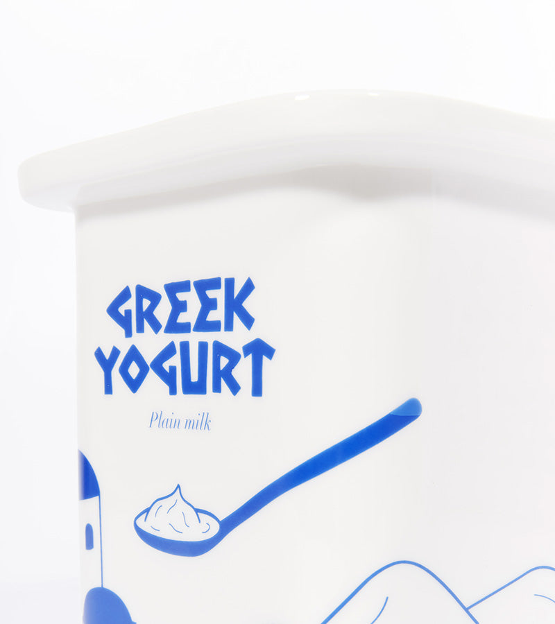 Vase / pot yaourt grec