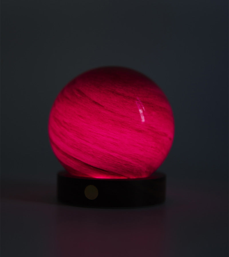 Veilleuse astrale en verre