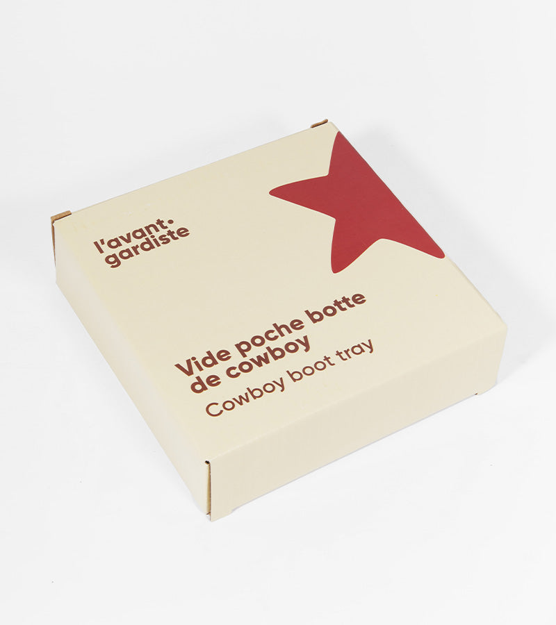 Svuotatasche Santiag a tema mucca