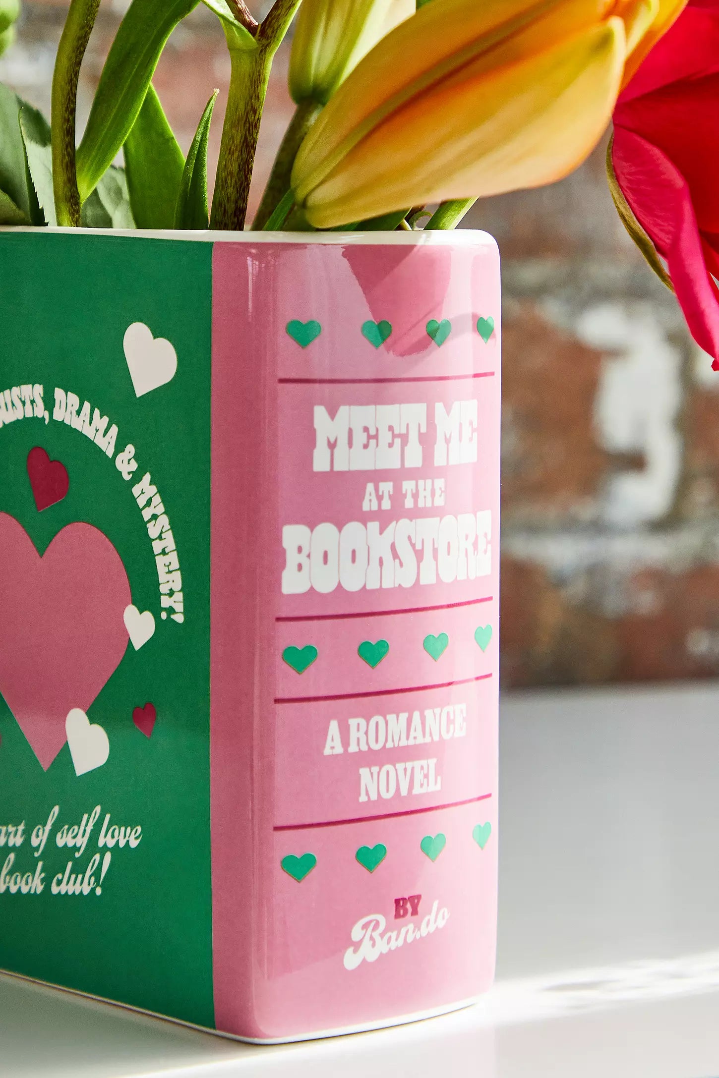 Vaso libro "Meet Me At The Bookstore"