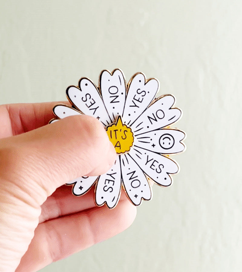 Broche Daisy pour décisions rapides  Occasionalish