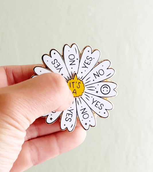 Broche Daisy pour décisions rapides  Occasionalish