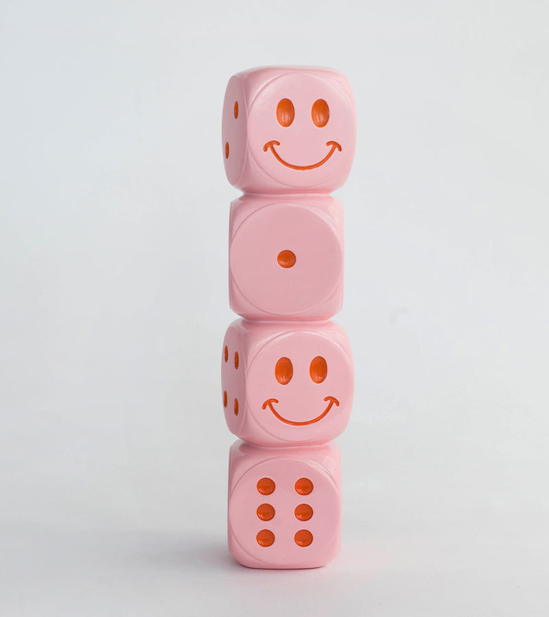 Bougeoir dés smiley