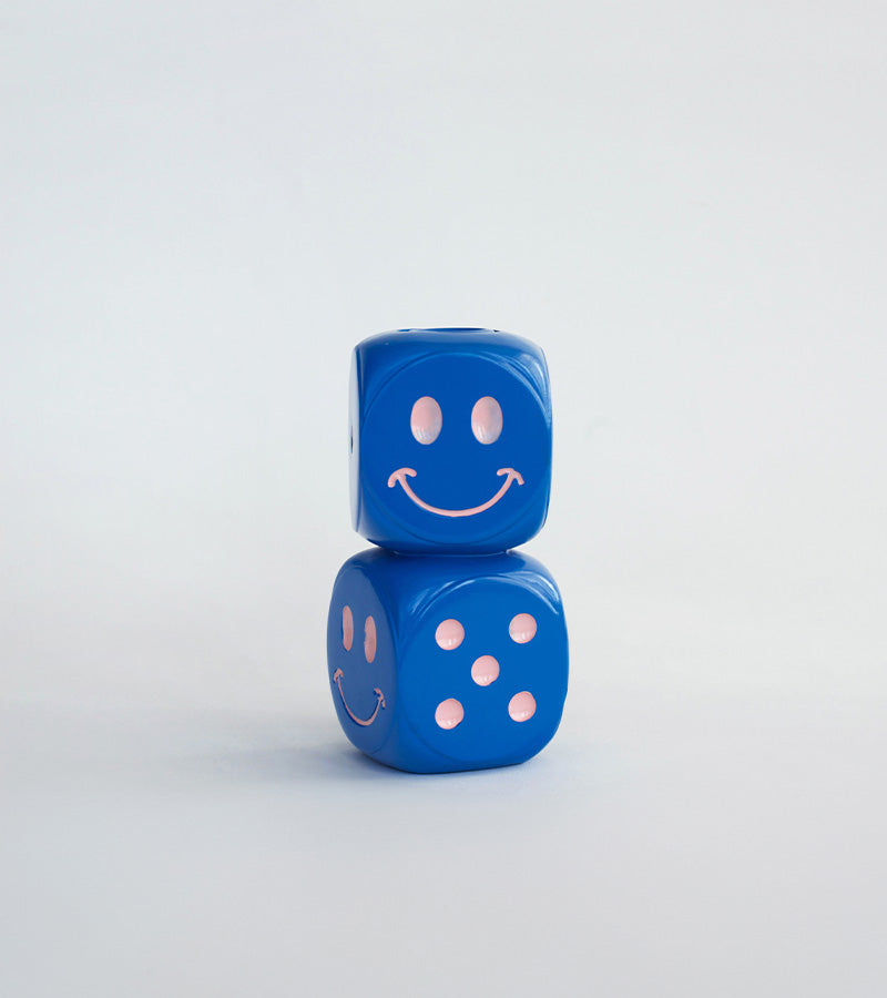 Bougeoir dés smiley