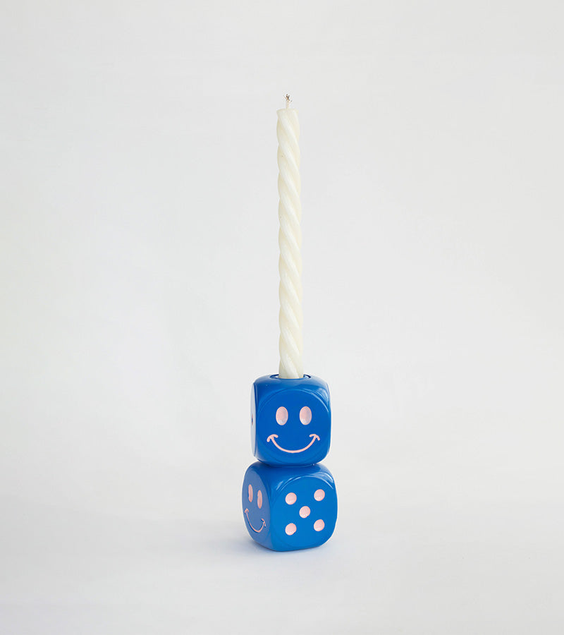Bougeoir dés smiley