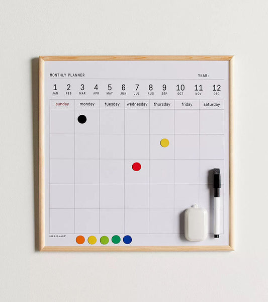 Calendario magnetico cancellabile