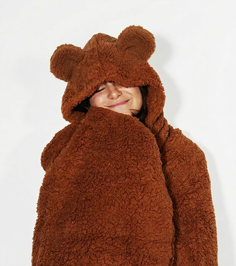 Plaid à oreilles d’ours