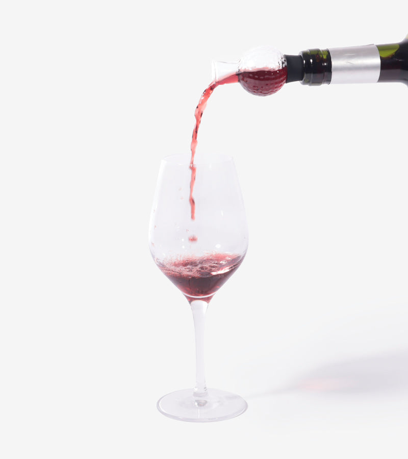Aeratore da vino a pallina da golf