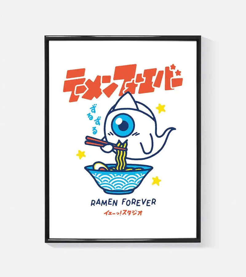 Poster Ramen Forever A3 - Yeaaah! Studio