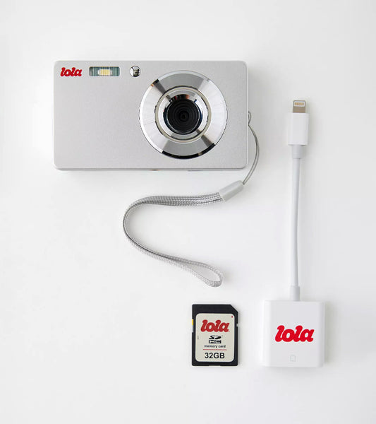 Fotocamera digitale Lola e accessori