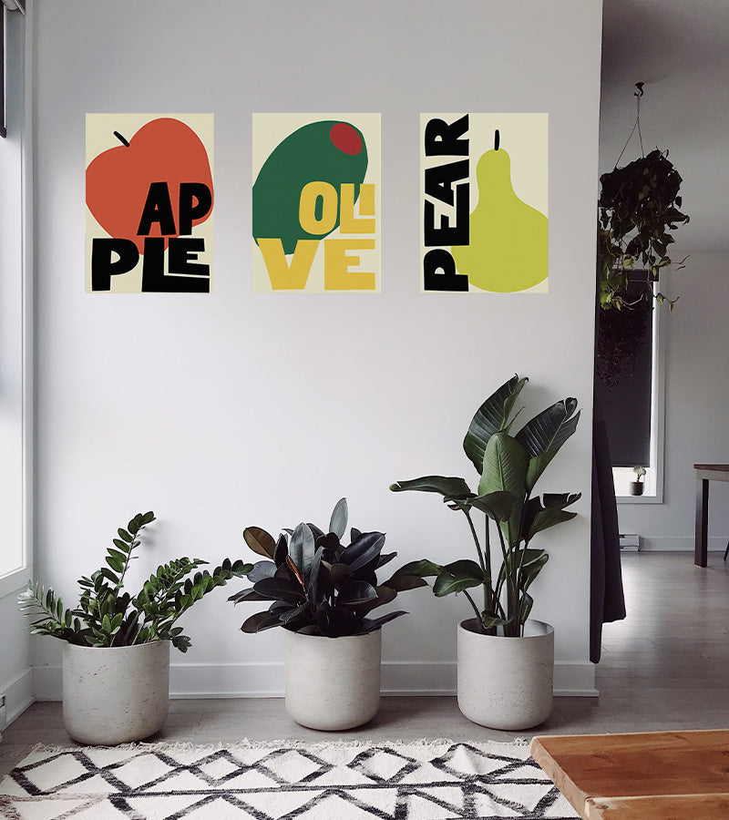 Pear - Affiche A3  Inoui affiches