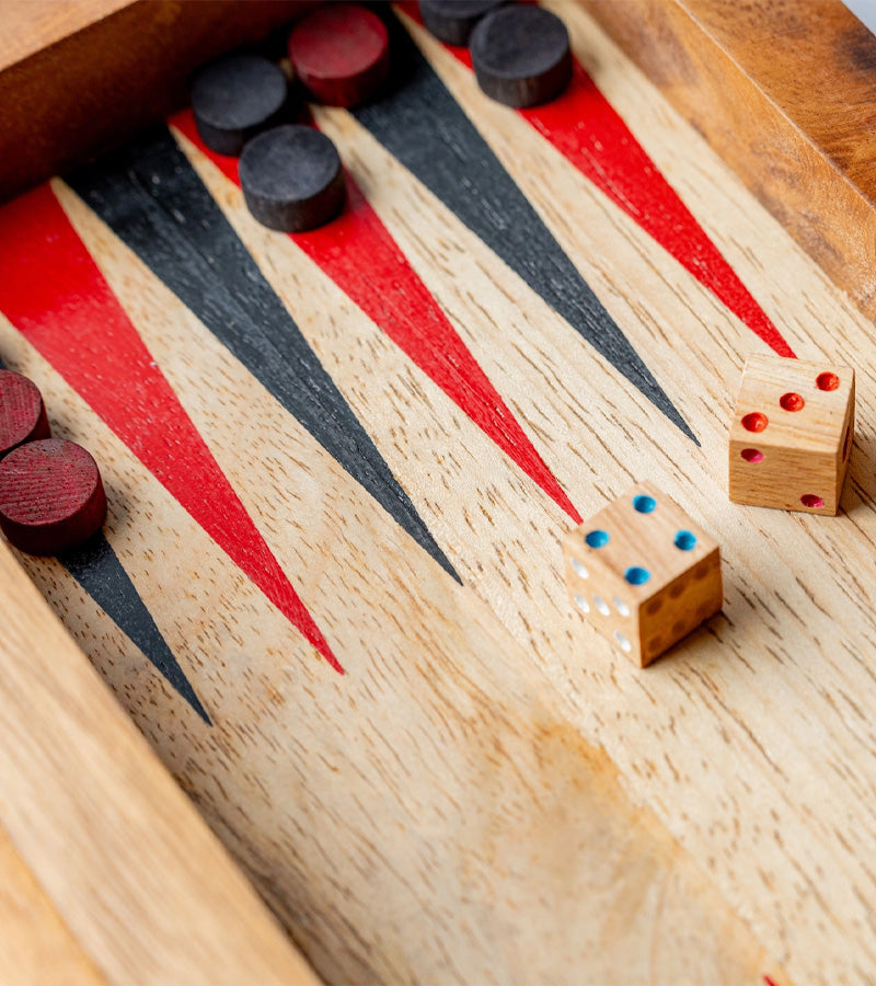 Backgammon in legno di mango