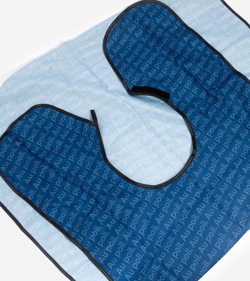 Bavoir à barbe Gris  L'expressionist