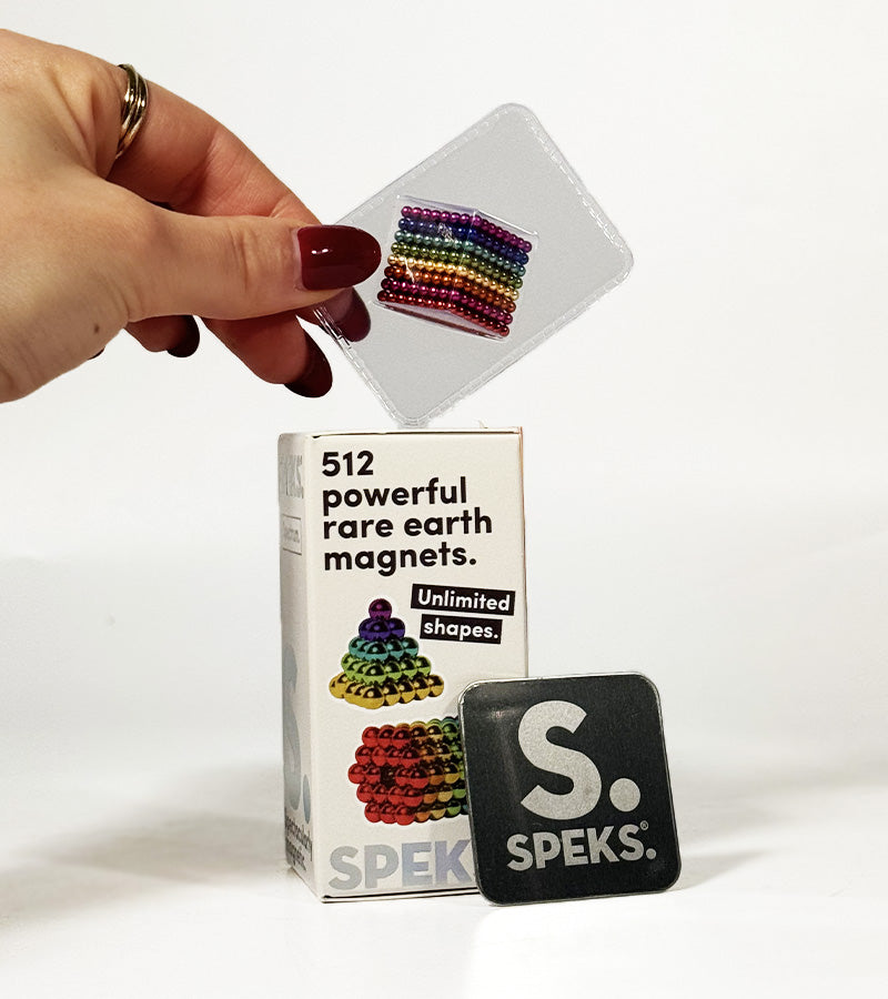 Billes magnétiques multicolores