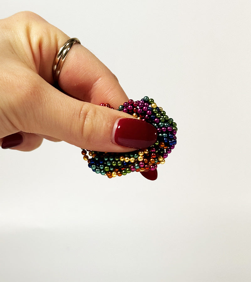 Billes magnétiques multicolores