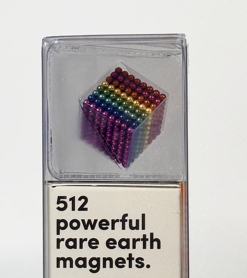 Billes magnétiques multicolores