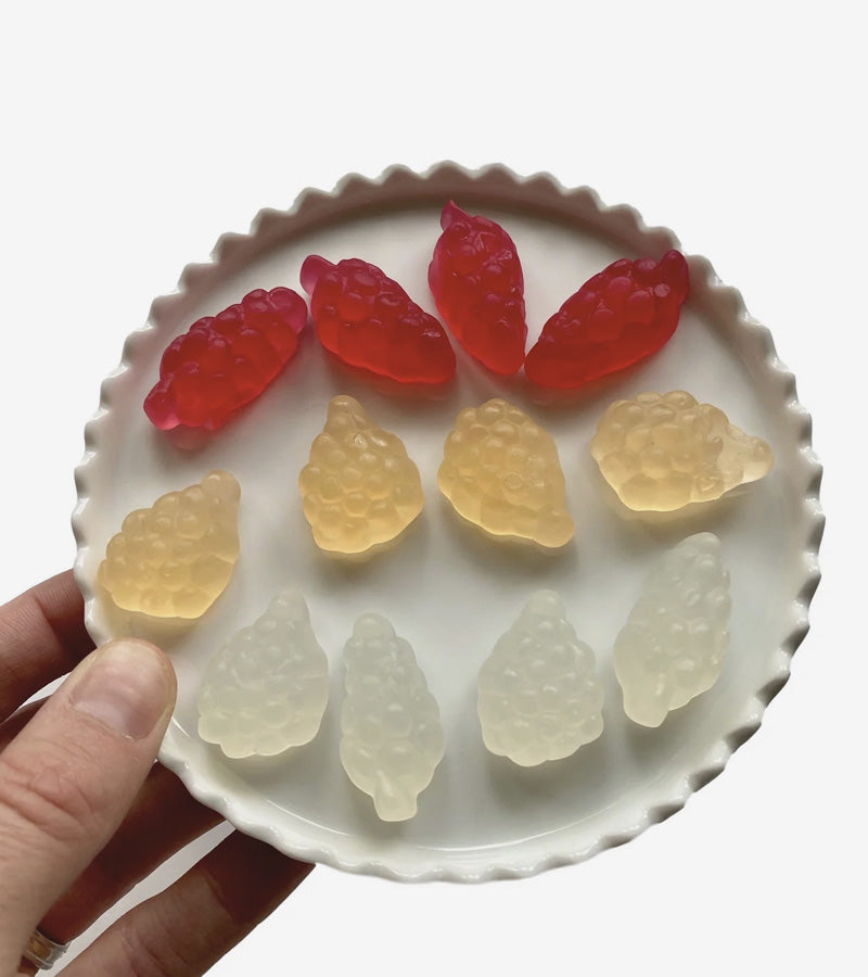 Caramelle gommose dolci al vino