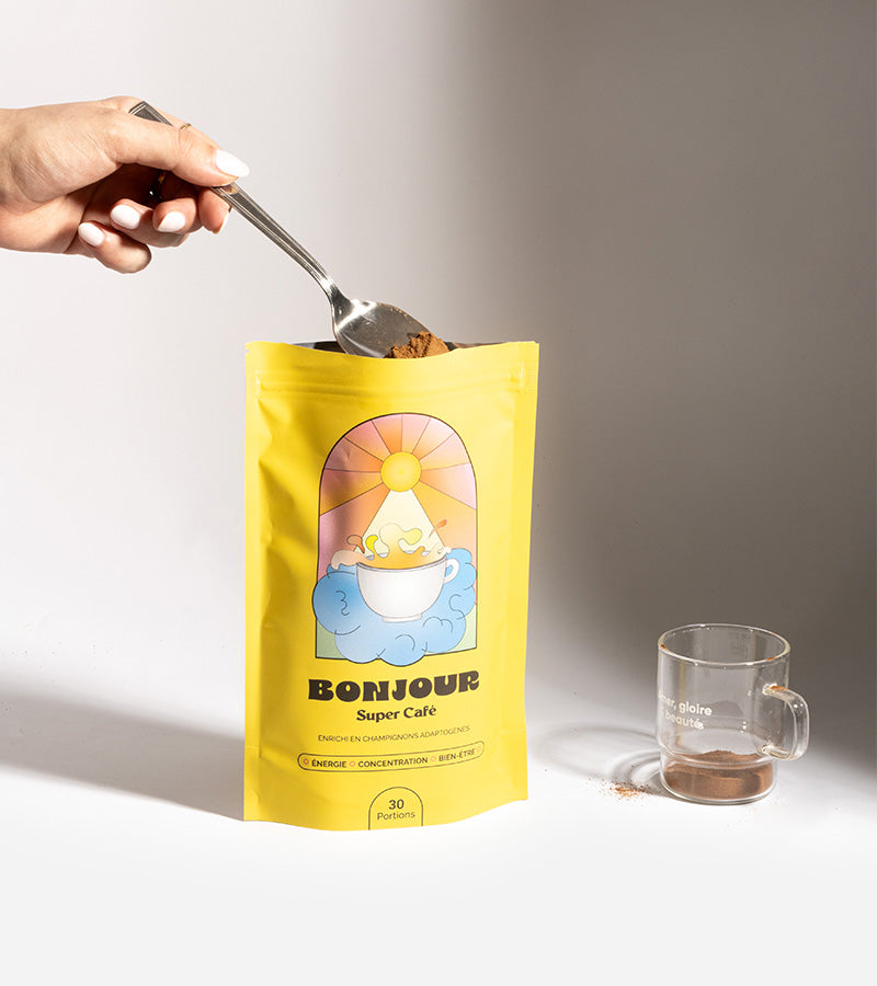 Bonjour – Il super caffè con funghi adattogeni