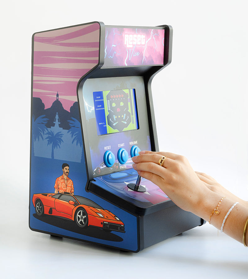 Cabinato arcade retrò in legno 190 giochi (modello grande)