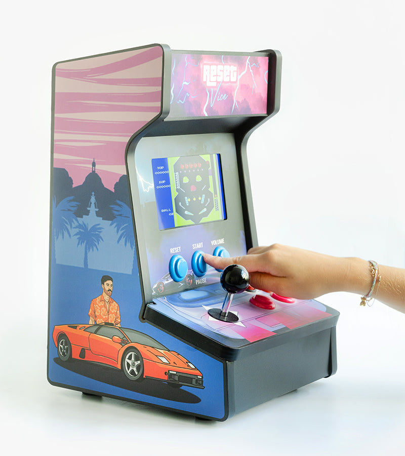 Cabinato arcade retrò in legno 190 giochi (modello grande)