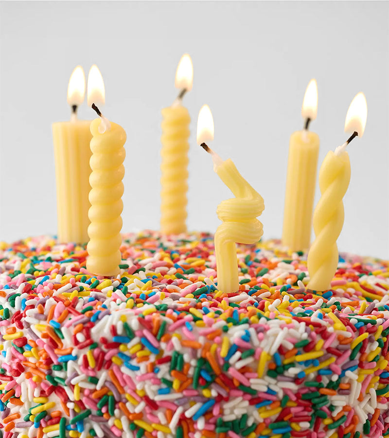 Bougies d'anniversaire pasta