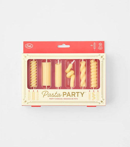 Bougies d'anniversaire pasta