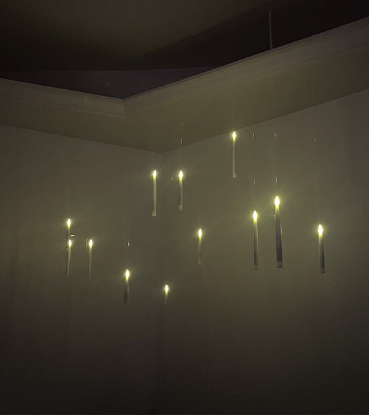 Set di 12 candele fluttuanti a LED