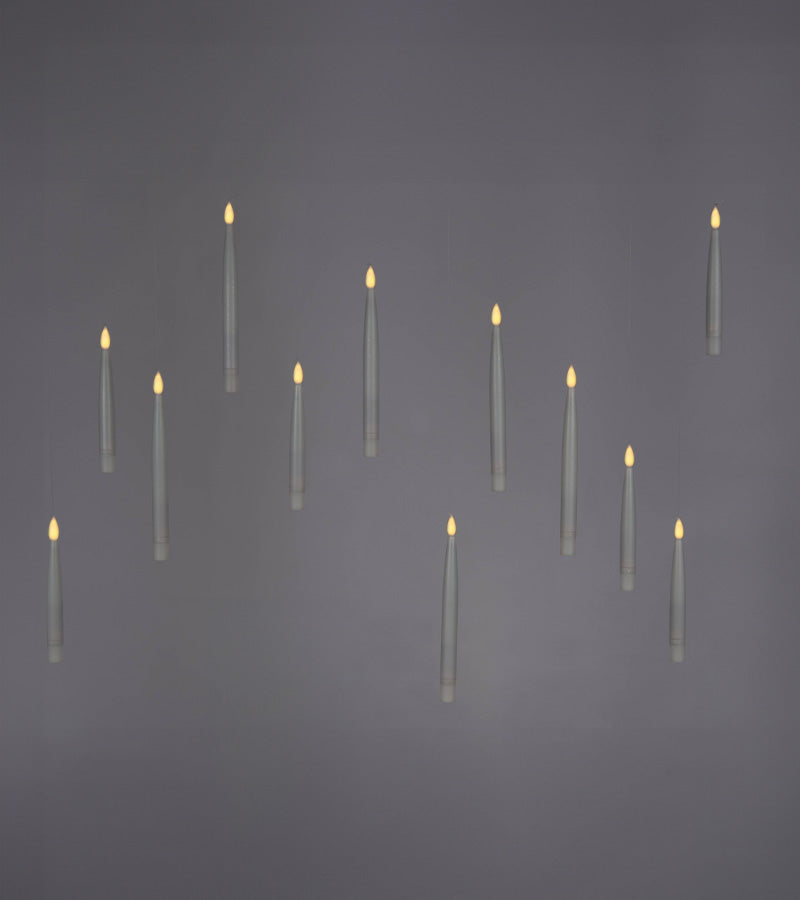Set di 12 candele fluttuanti a LED