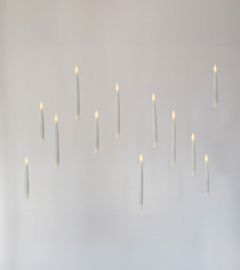 Set di 12 candele fluttuanti a LED