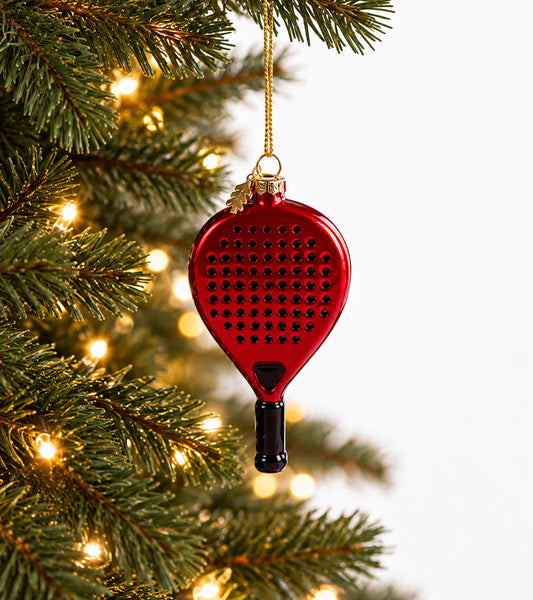 Pallina di Natale racchetta da padel