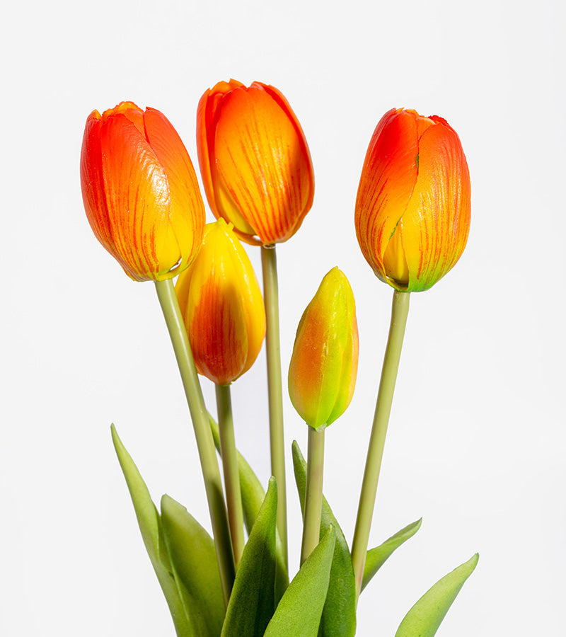 Bouquet realistico di tulipani