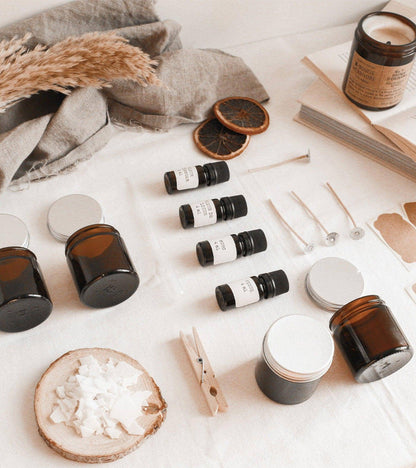 Box DIY pour fabriquer ses bougies boisées