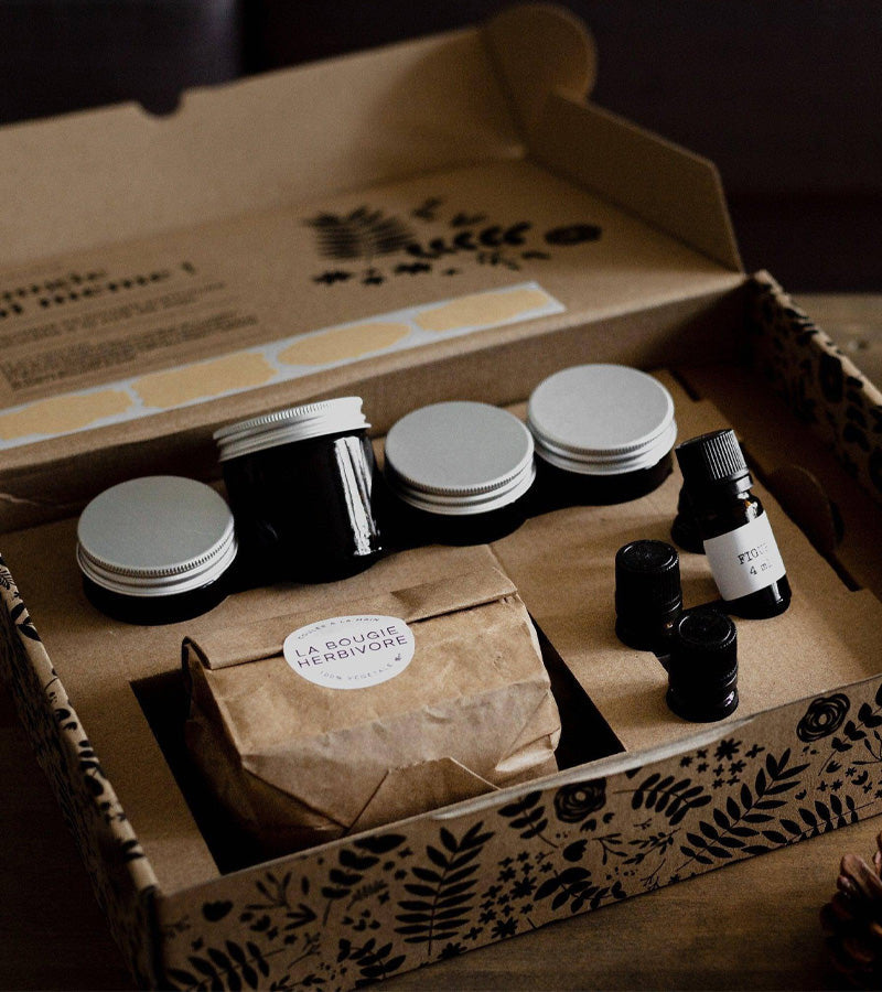 Box DIY pour fabriquer ses bougies boisées