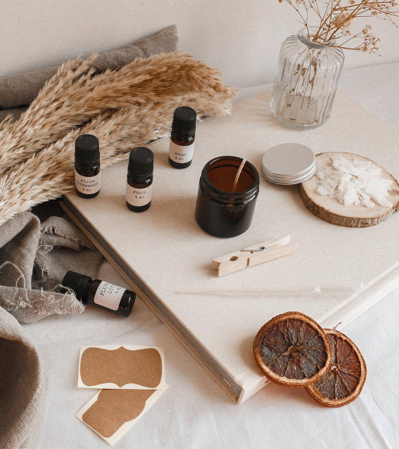 Box DIY pour fabriquer ses bougies boisées