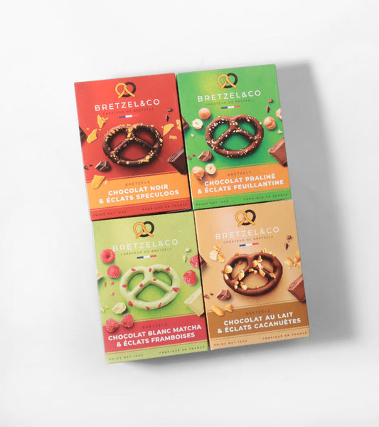 Bretzels enrobés de chocolat