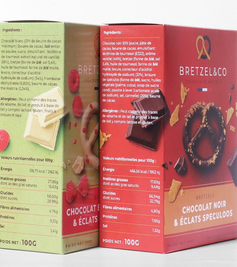 Bretzels enrobés de chocolat