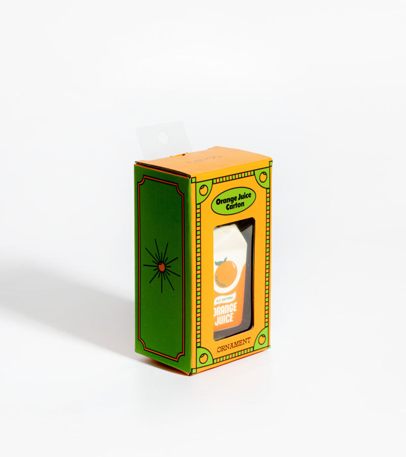 Brique de jus d'orange à suspendre
