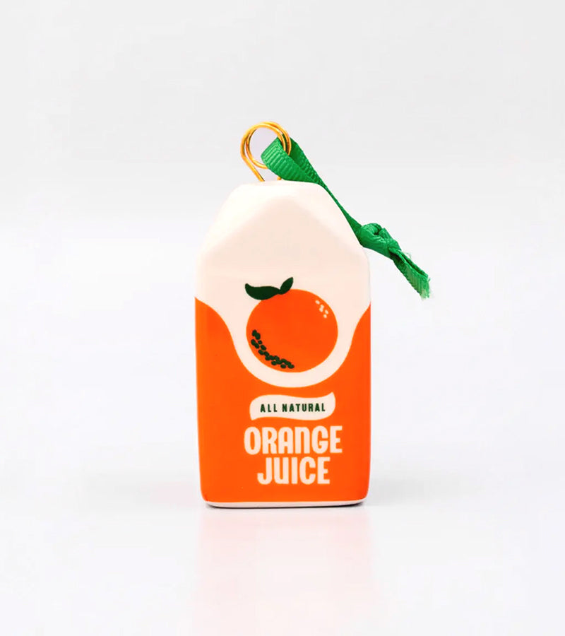 Brique de jus d'orange à suspendre