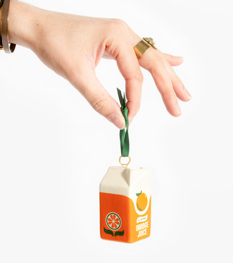 Brique de jus d'orange à suspendre