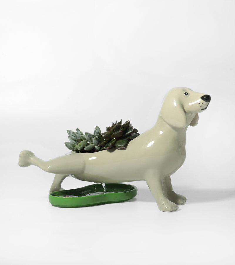 Portavaso cagnolino che fa la pipì