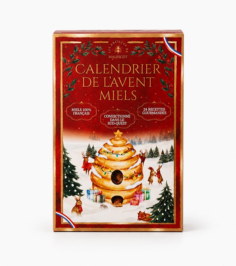 Calendario dell'Avvento con 24 Mieli