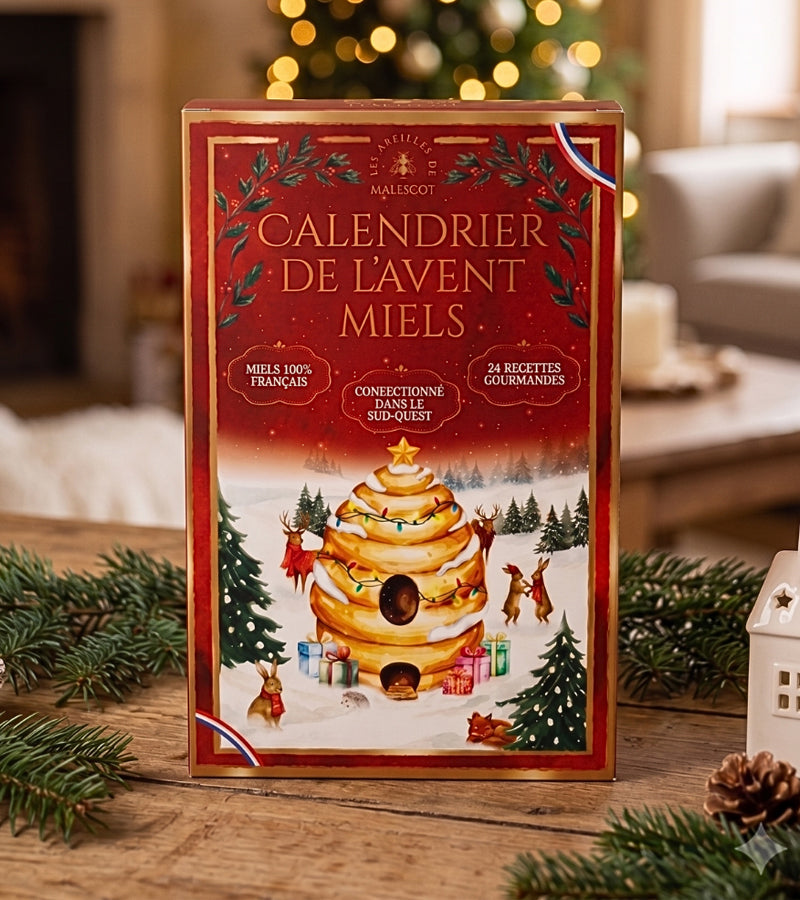 Calendario dell'Avvento con 24 Mieli
