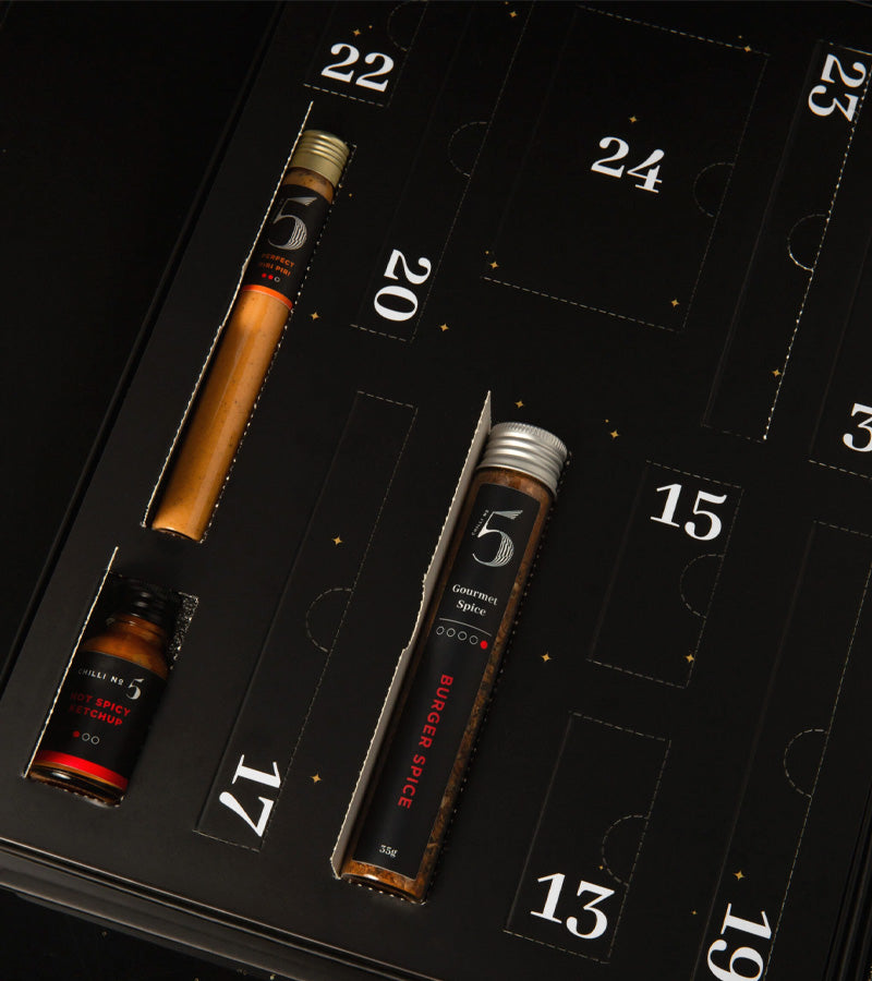 Calendrier de l'avent - Sauces piquantes gourmet