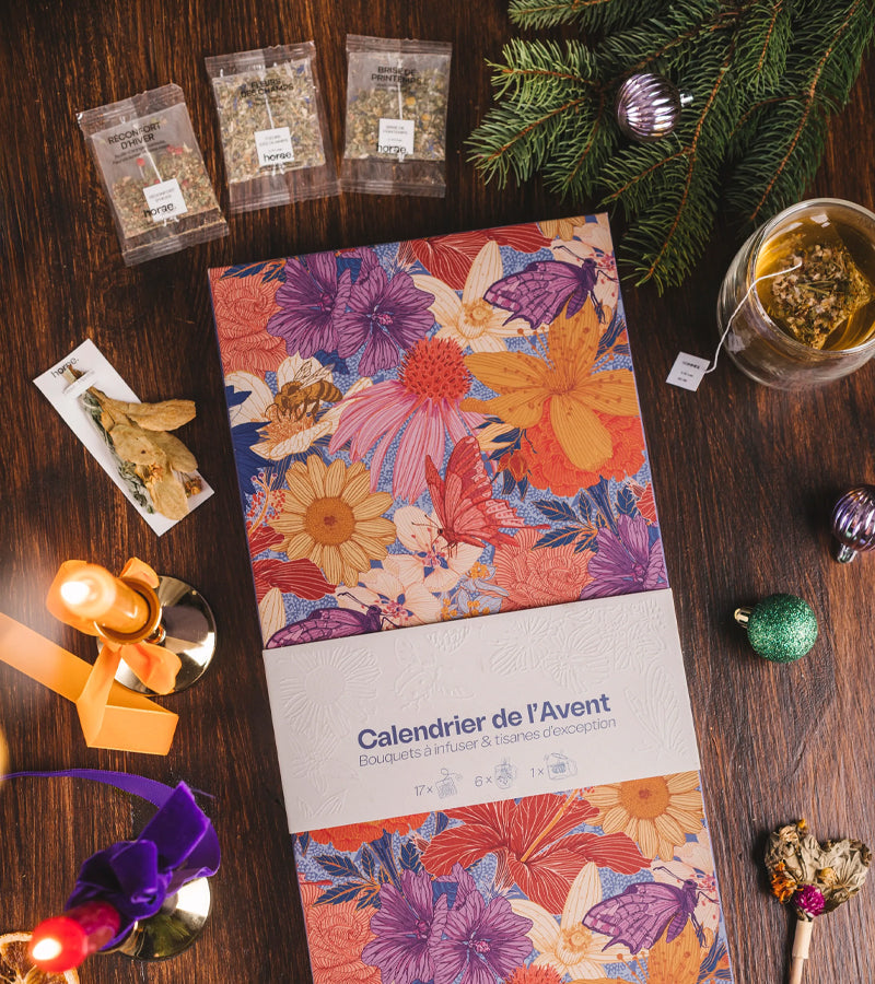 Calendario dell'Avvento Tisane e Bouquet da Infusione