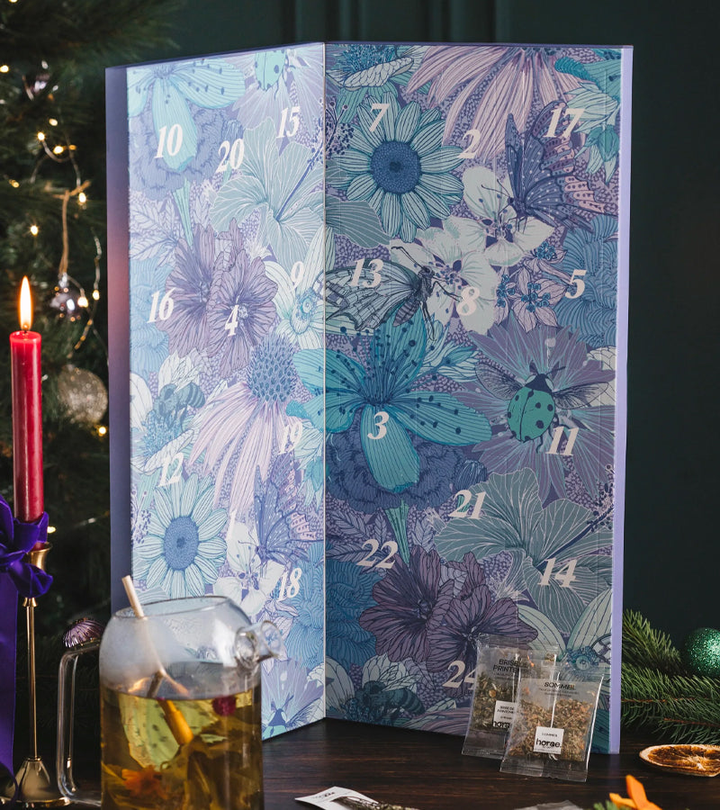 Calendario dell'Avvento Tisane e Bouquet da Infusione