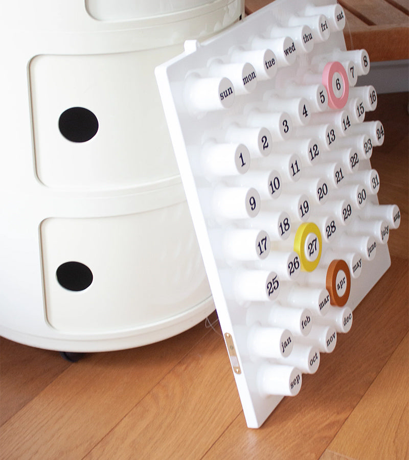 Calendario perpetuo bianco - Ring a Date