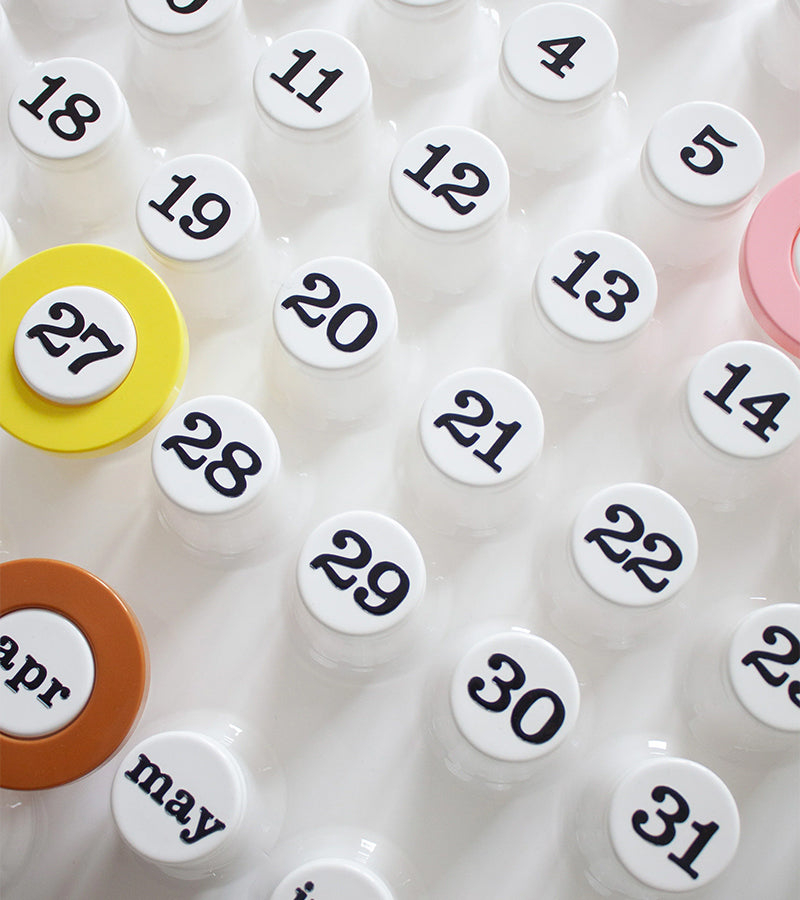 Calendario perpetuo bianco - Ring a Date