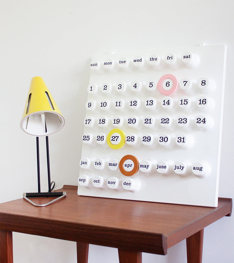 Calendario perpetuo bianco - Ring a Date