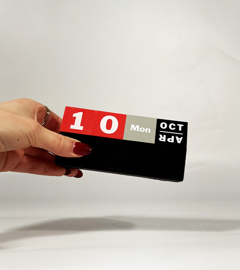 Calendrier perpétuel en cubes